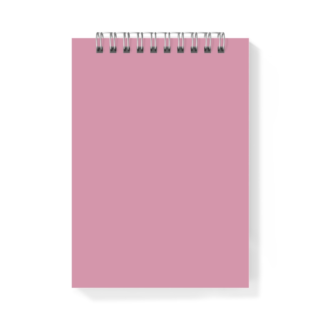 コーギーメモ帳 フラワーリース