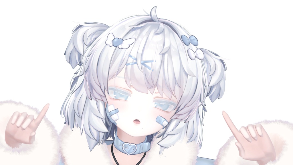 【クマリ専用】pale blue makeup&eye texture 缩略图 3