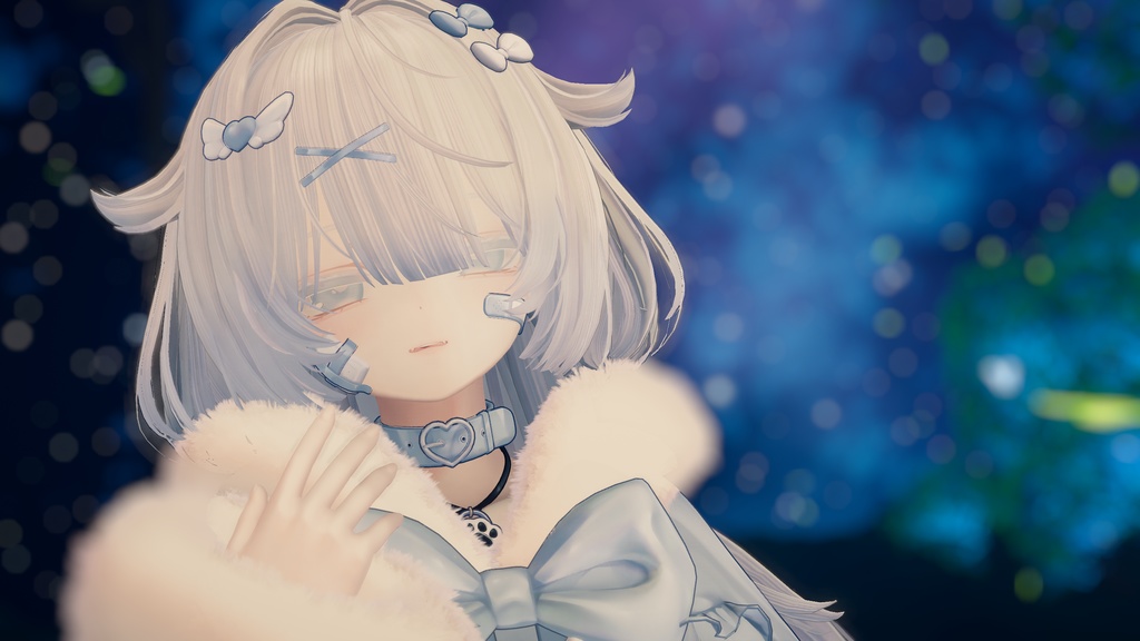 【クマリ専用】pale blue makeup&eye texture 缩略图 4