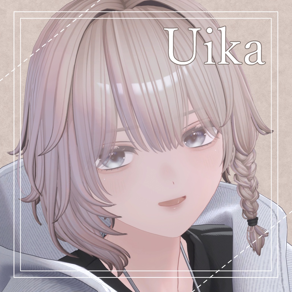 【男女7アバター対応】Mellow Tea Makeup&Eye Texture