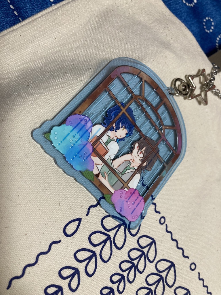 【enst.零つむグッズ】梅雨の零つむグッズセット(トートバッグ&アクリルキーホルダー)