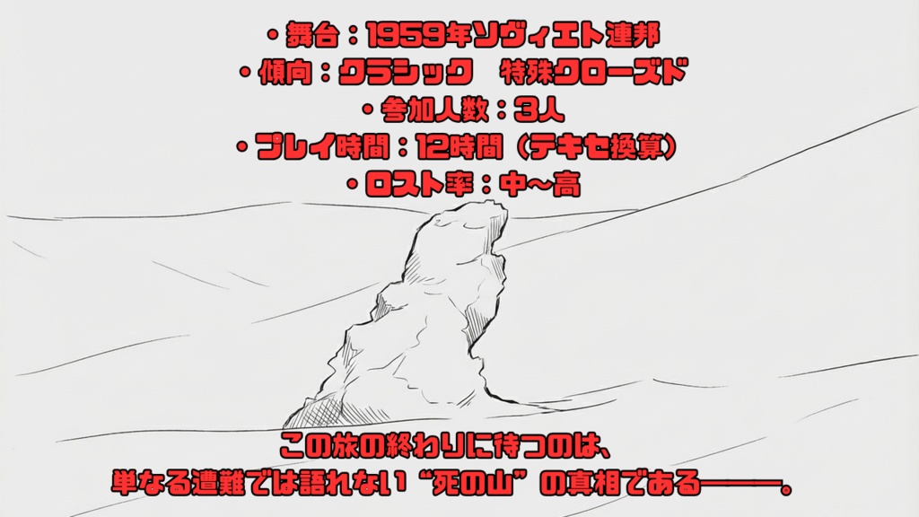 CoC6「D峠事件」SPLL:E190700