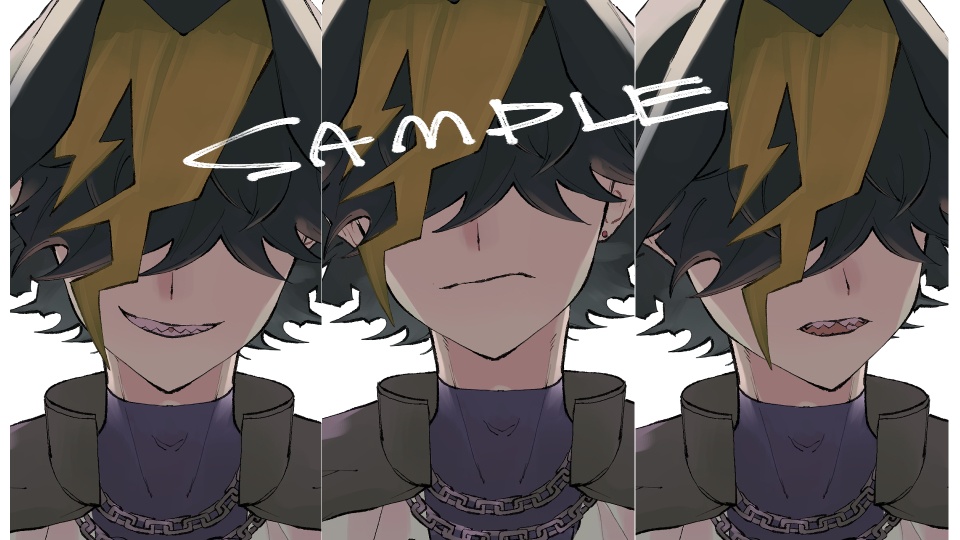 【汎用モデル】雷グモ(バストアップLive2Dモデル)