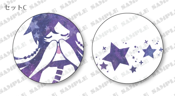 創作缶バッジ(全6種)