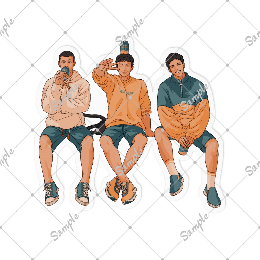 Sticker【canned juice】