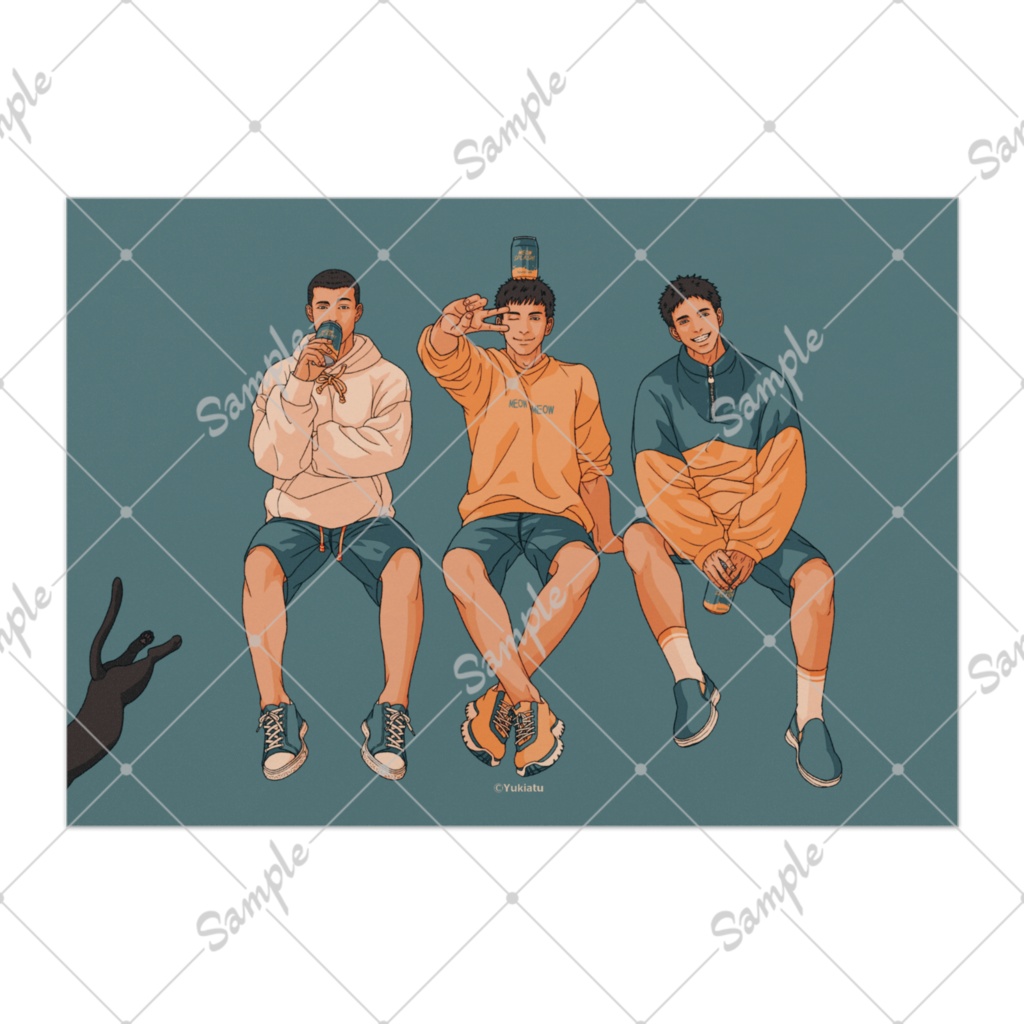 B3 Poster 【canned juice】