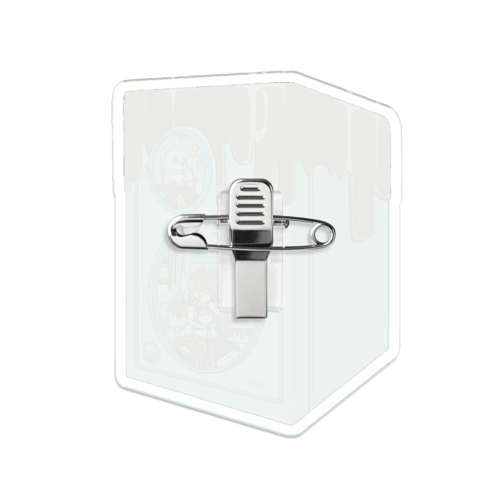 【室 内巴】住処アクリルバッジ