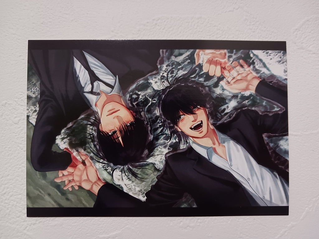 ポスカ　波際ねころび