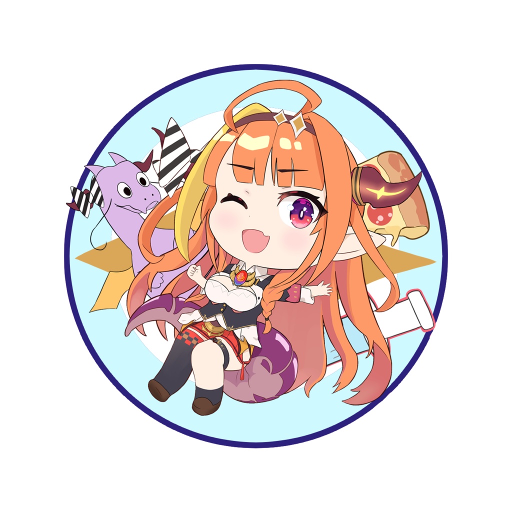 【非公式】会長缶バッジ