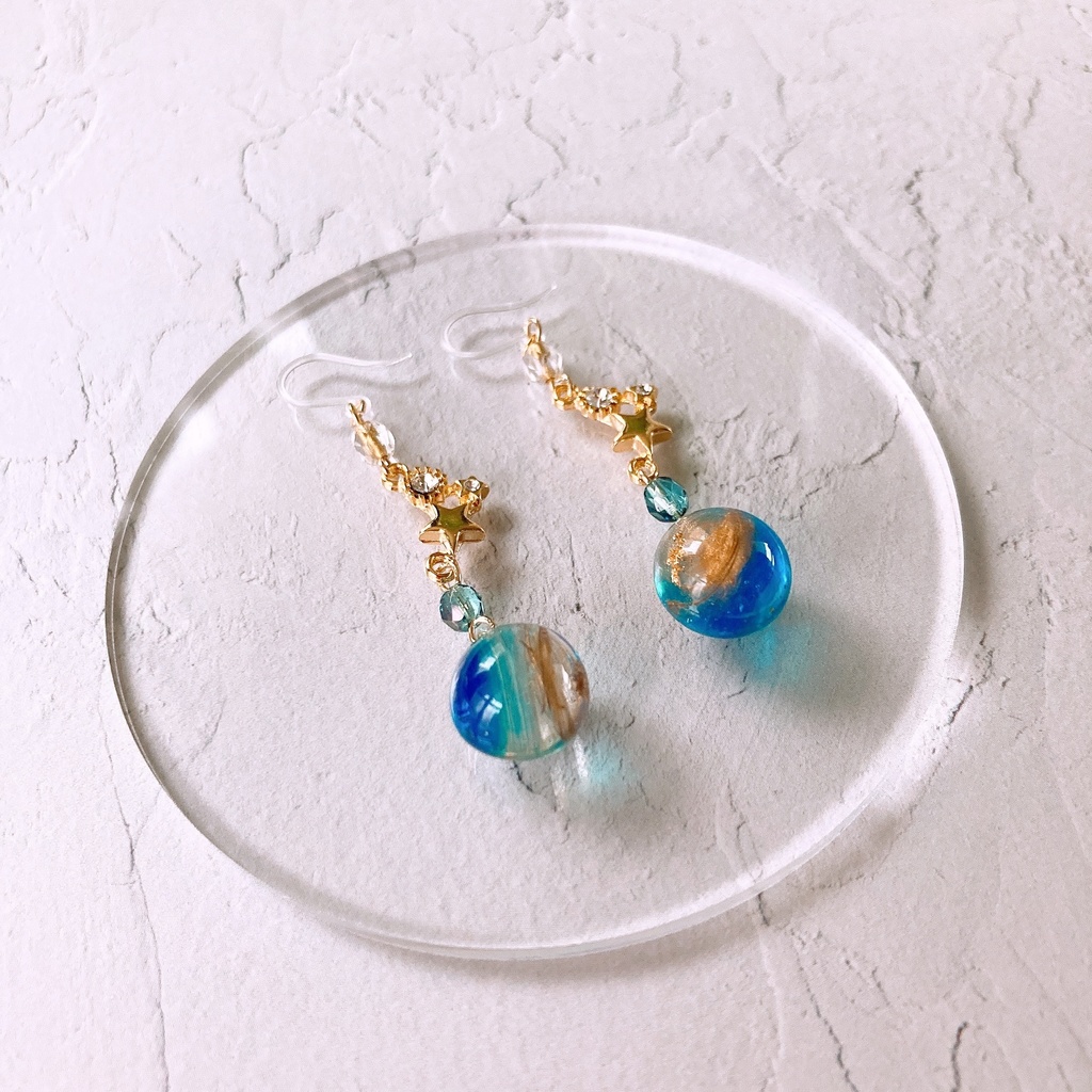 【生きてるピアス】金糸の心臓