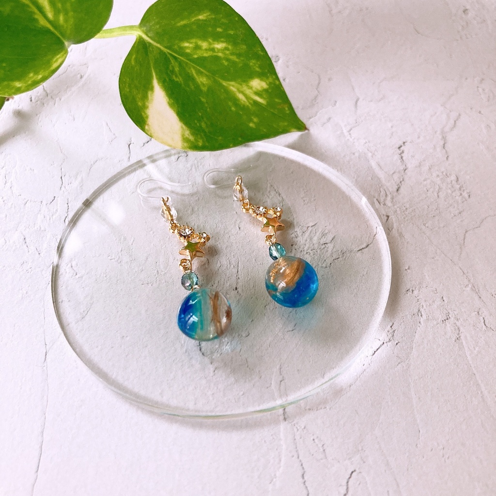 【生きてるピアス】金糸の心臓