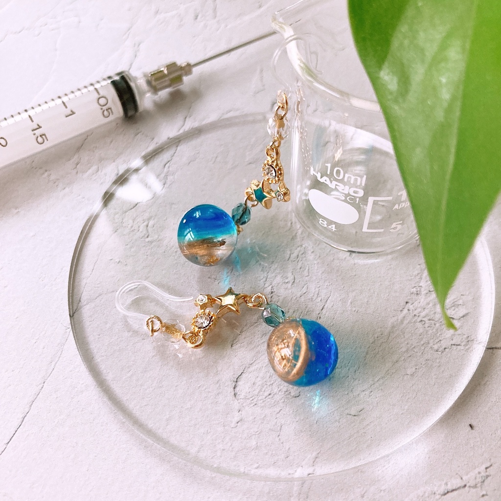 【生きてるピアス】金糸の心臓