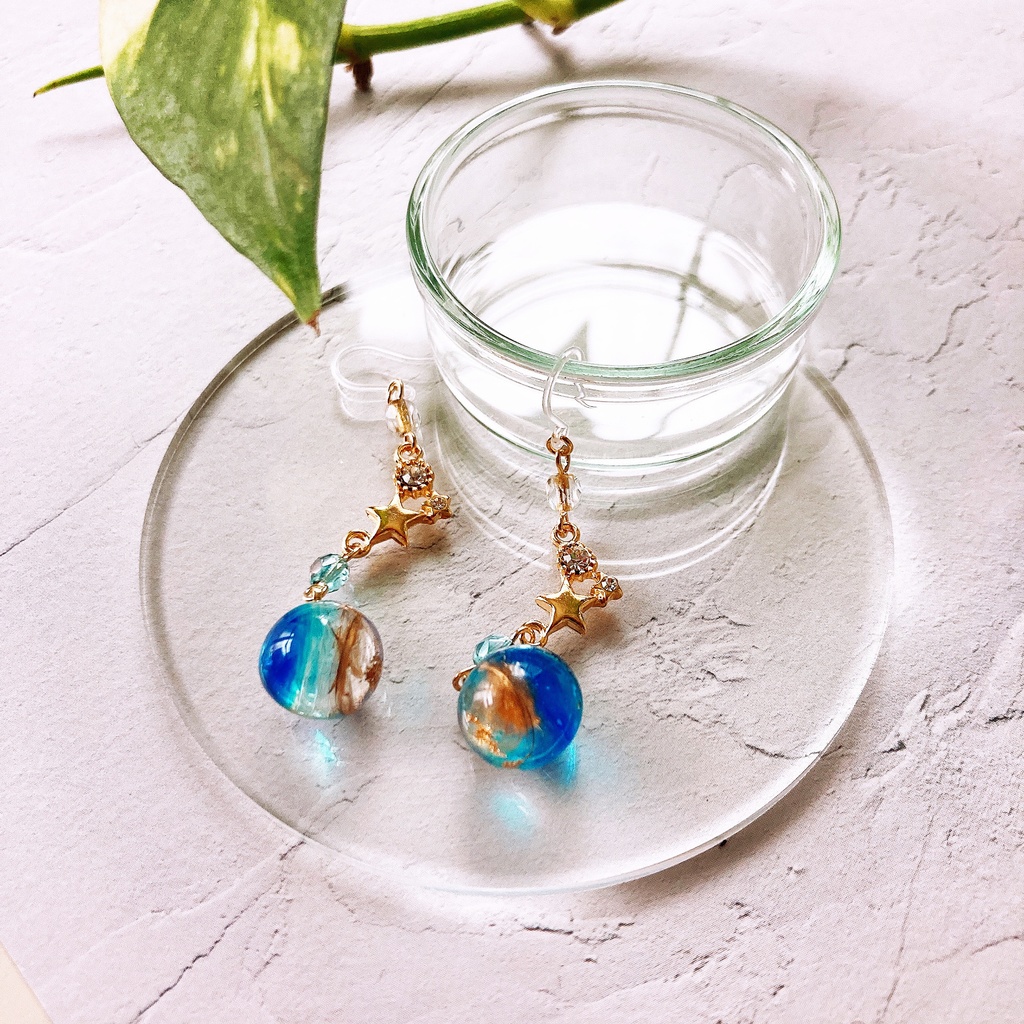 【生きてるピアス】金糸の心臓