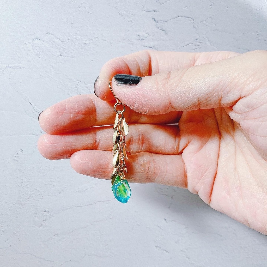 【生きてるピアス】緑の魂の種