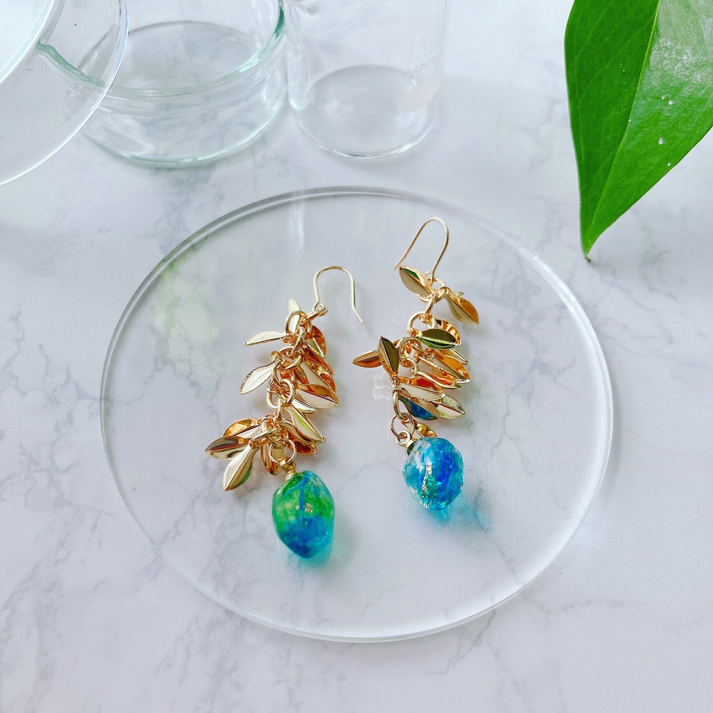 【生きてるピアス】緑の魂の種