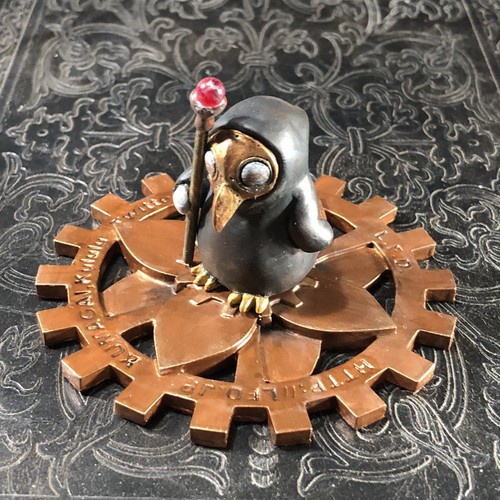 Lotus Flower Disk 歯車台座 8cm (未塗装アイボリー 1枚)