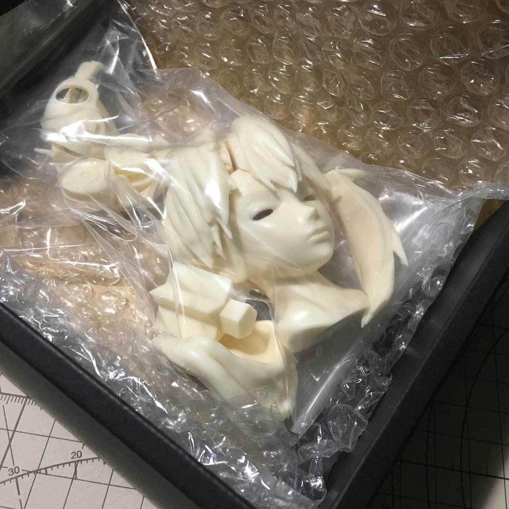 Least Fatal Dose ガレージキット(ガスマスク少年胸像/Gas Mask Boy)