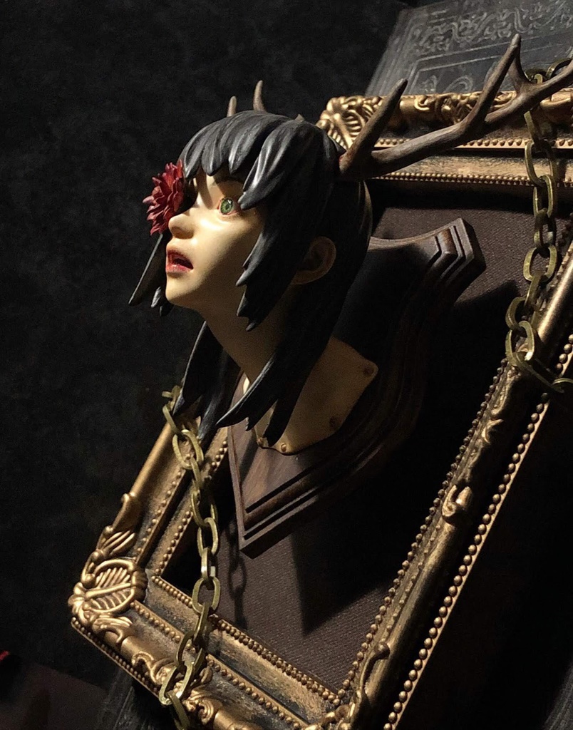 Hunting Trophy ハンティングトロフィー(鹿角少女 ガレージキット)