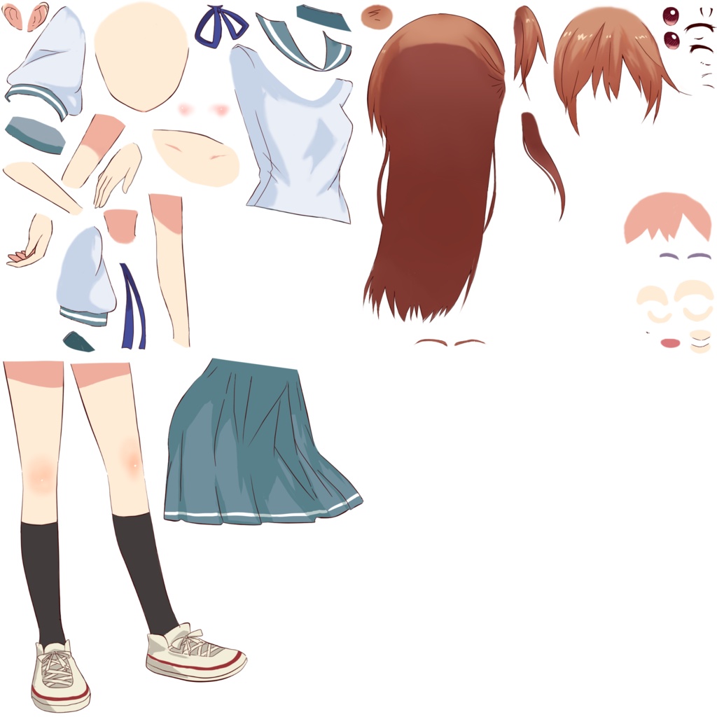 hibiki vtuber model