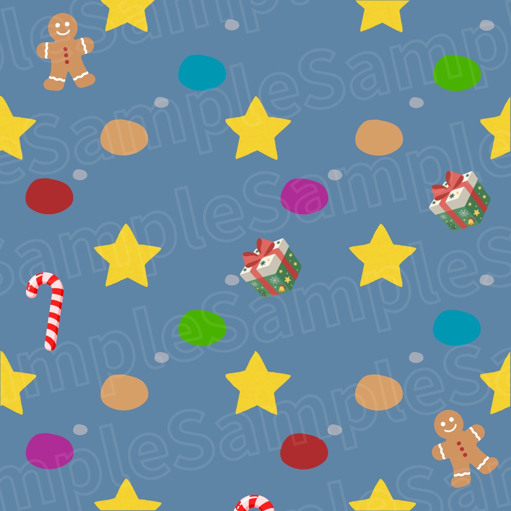 クリスマス用デジタルペーパー
