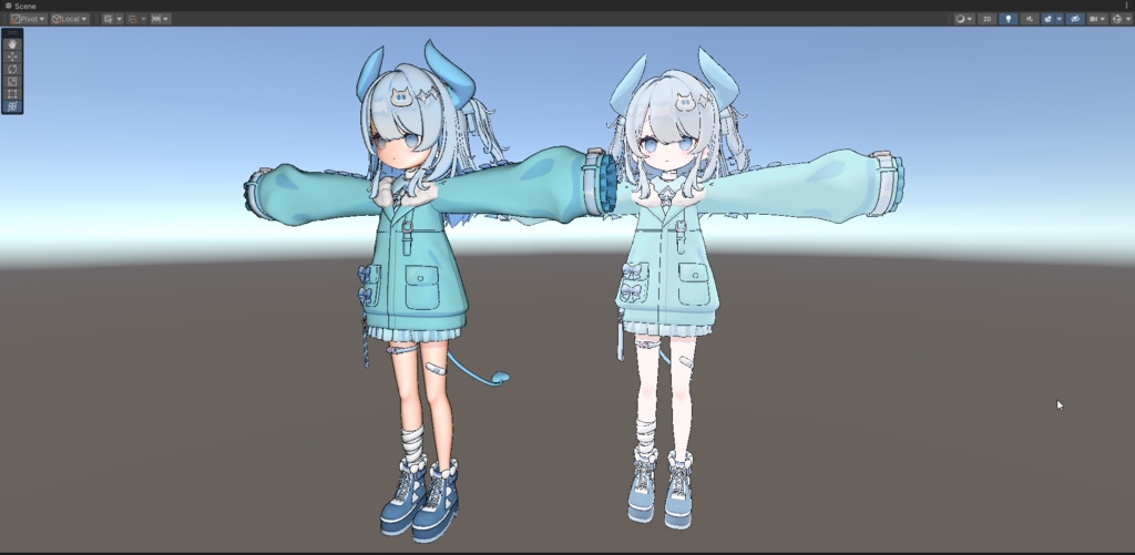 【全アバター対応、存在感UP】 Deep Rim Presets for liltoon