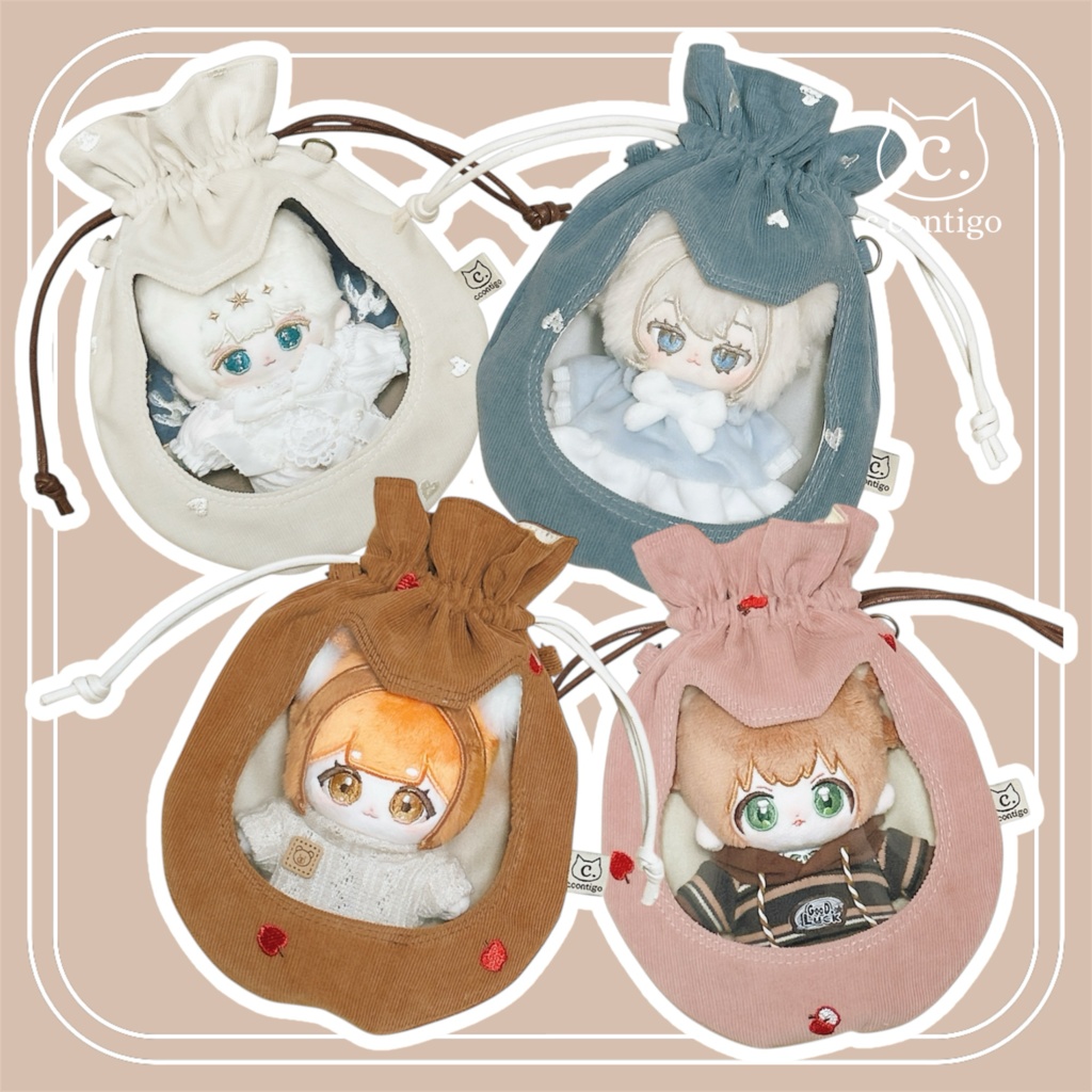 いつでも一緒ꕤ︎︎ぬい巾着