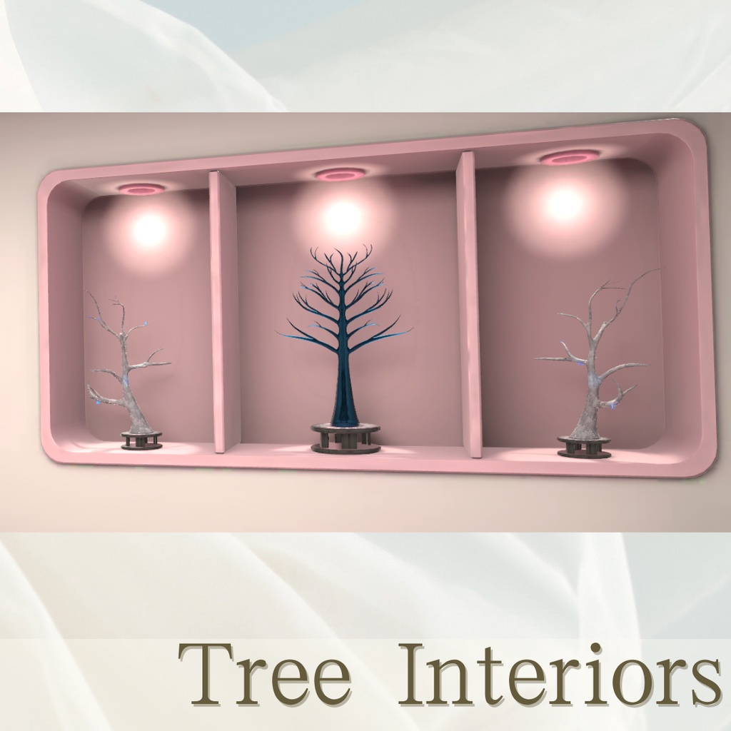 【3Dモデル】樹木インテリア/Tree Interiors【3点】