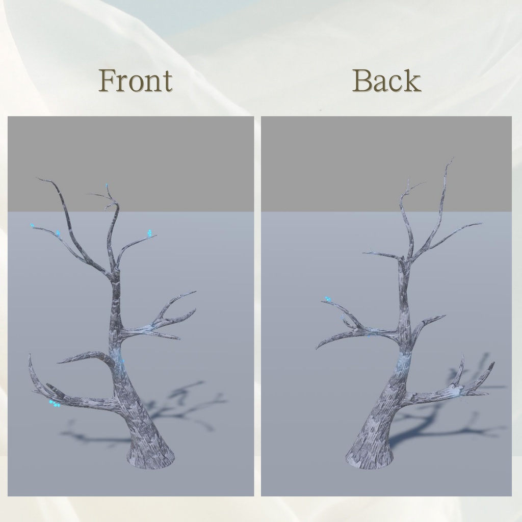 【3Dモデル】樹木インテリア/Tree Interiors【3点】