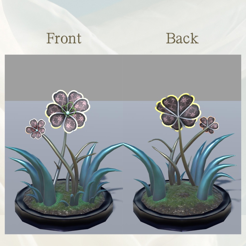 【3Dモデル】お花インテリア A/Flower Interiors A