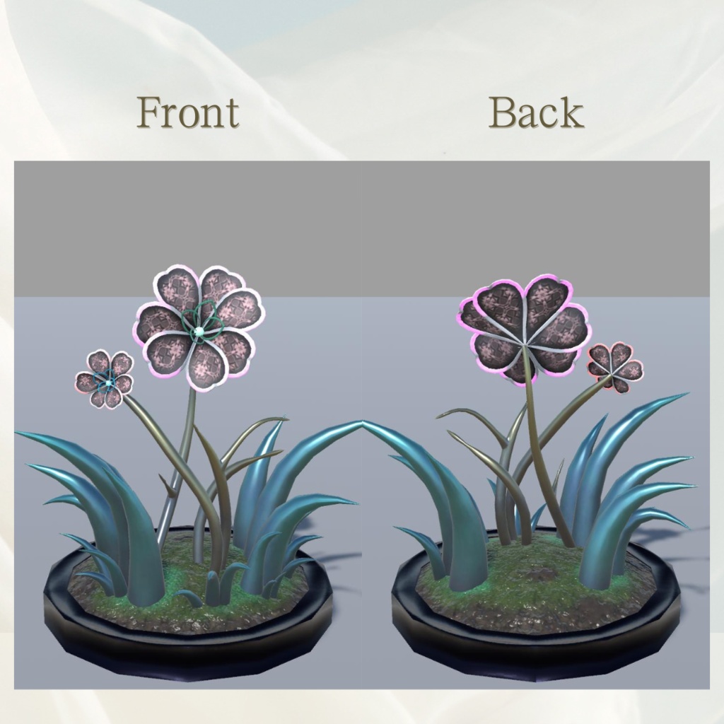 【3Dモデル】お花インテリア A/Flower Interiors A