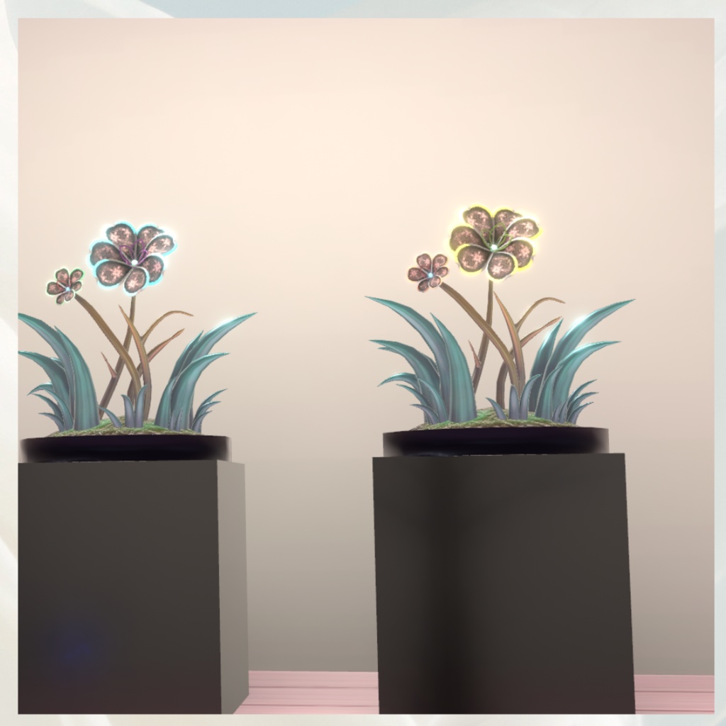 【3Dモデル】お花インテリア A/Flower Interiors A