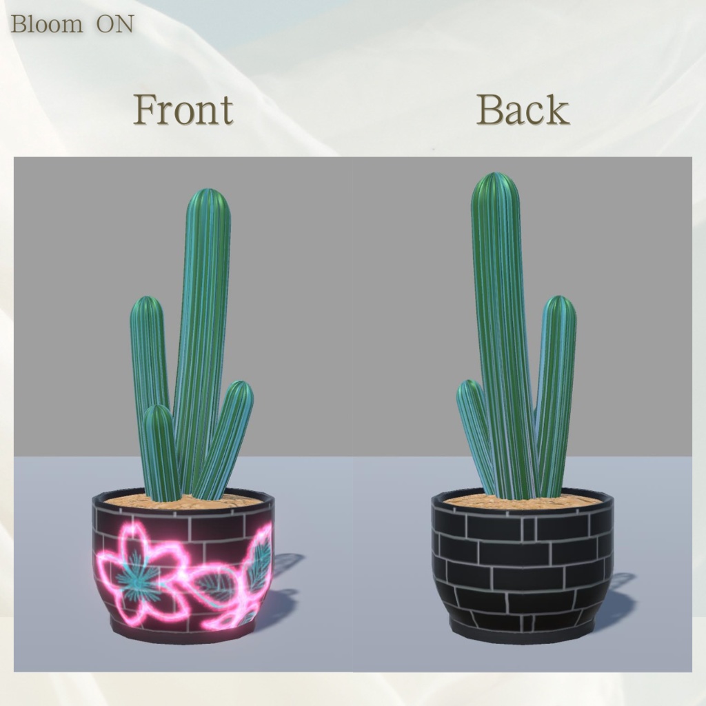 【3Dモデル】多肉植物セットA/Succulent Plants Set A【2点】