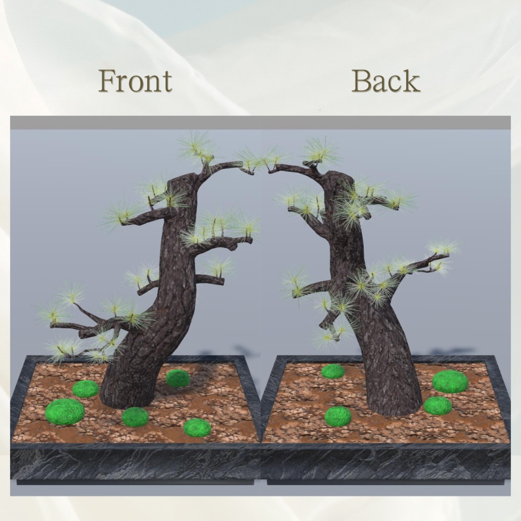 【3Dモデル】盆栽 01/Bonsai 01