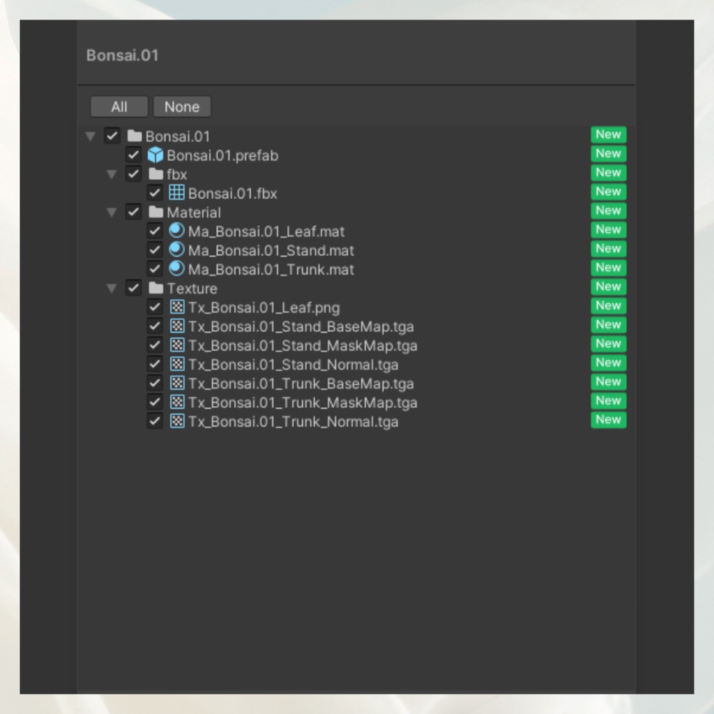 【3Dモデル】盆栽 01/Bonsai 01