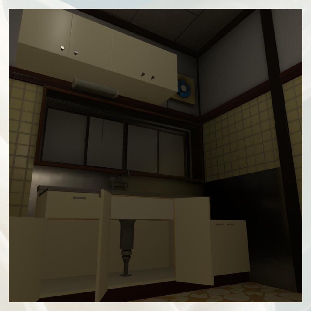 【無料ワールド】昭和風の和室 ②/FREE Japanese-Style Room ②