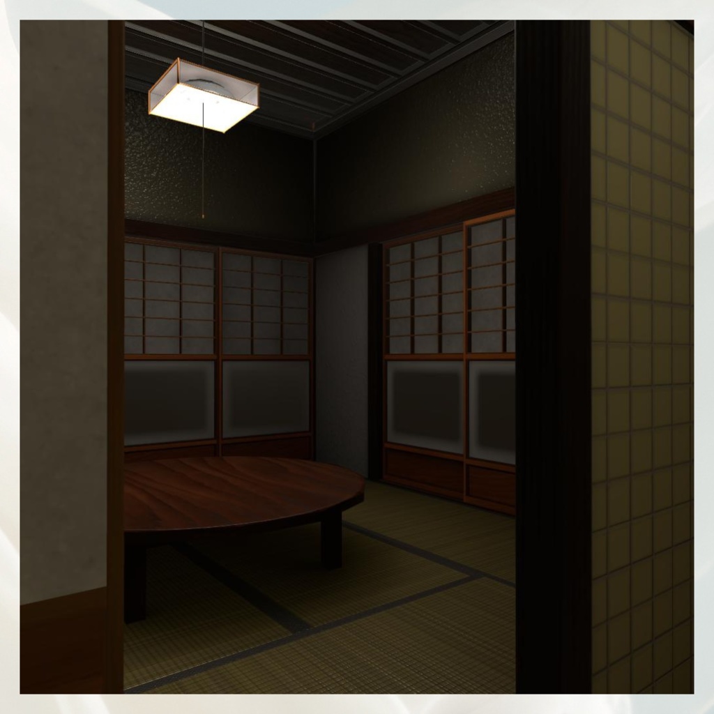 【無料ワールド】昭和風の和室 ②/FREE Japanese-Style Room ②