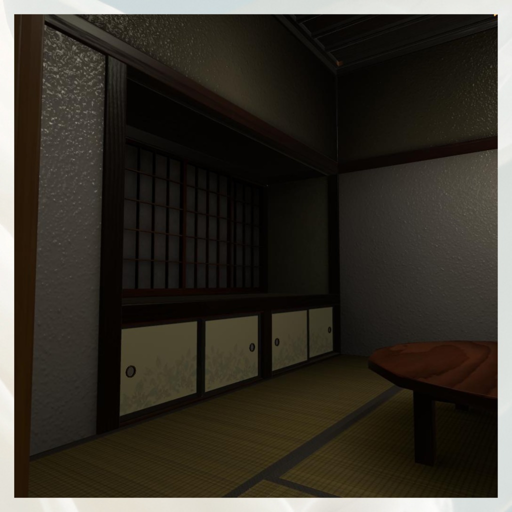 【無料ワールド】昭和風の和室 ②/FREE Japanese-Style Room ②