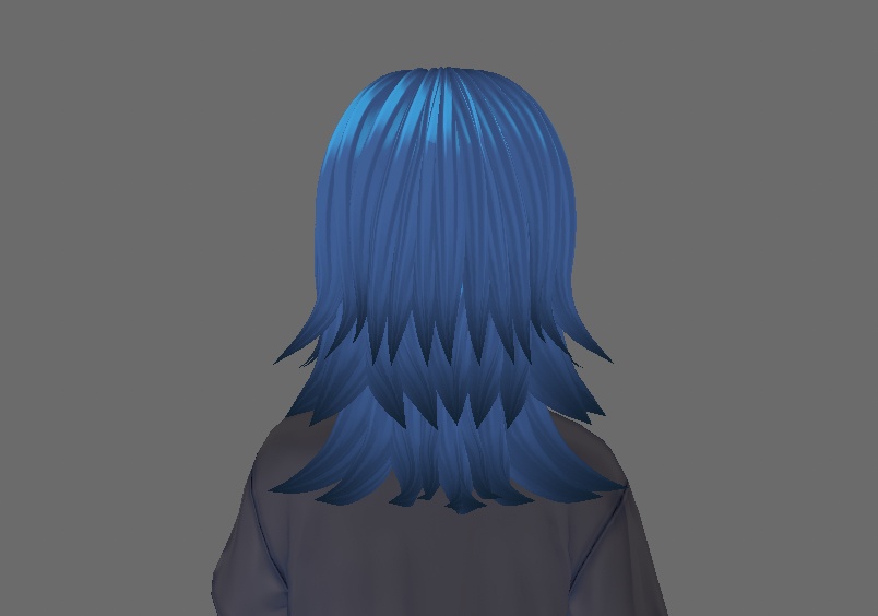 【無料】Vroid ヘアプリセット5