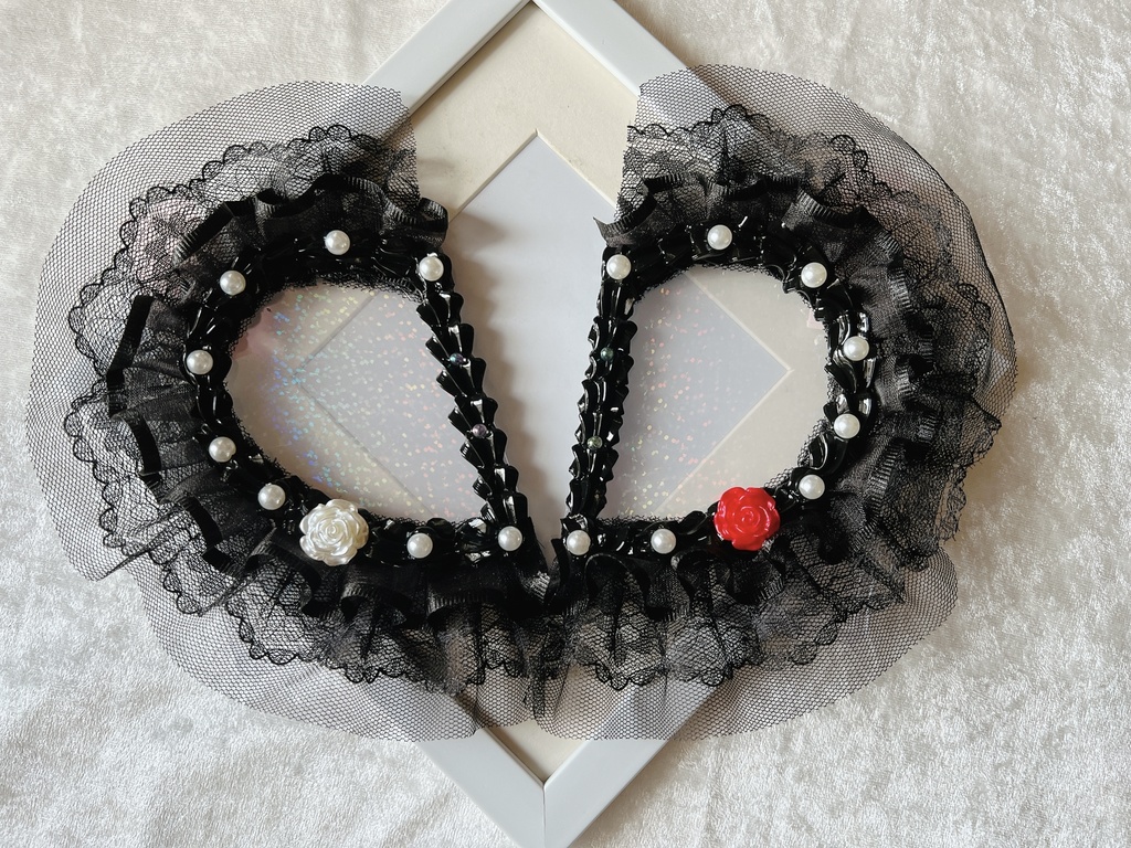 ハートフリルデコケース