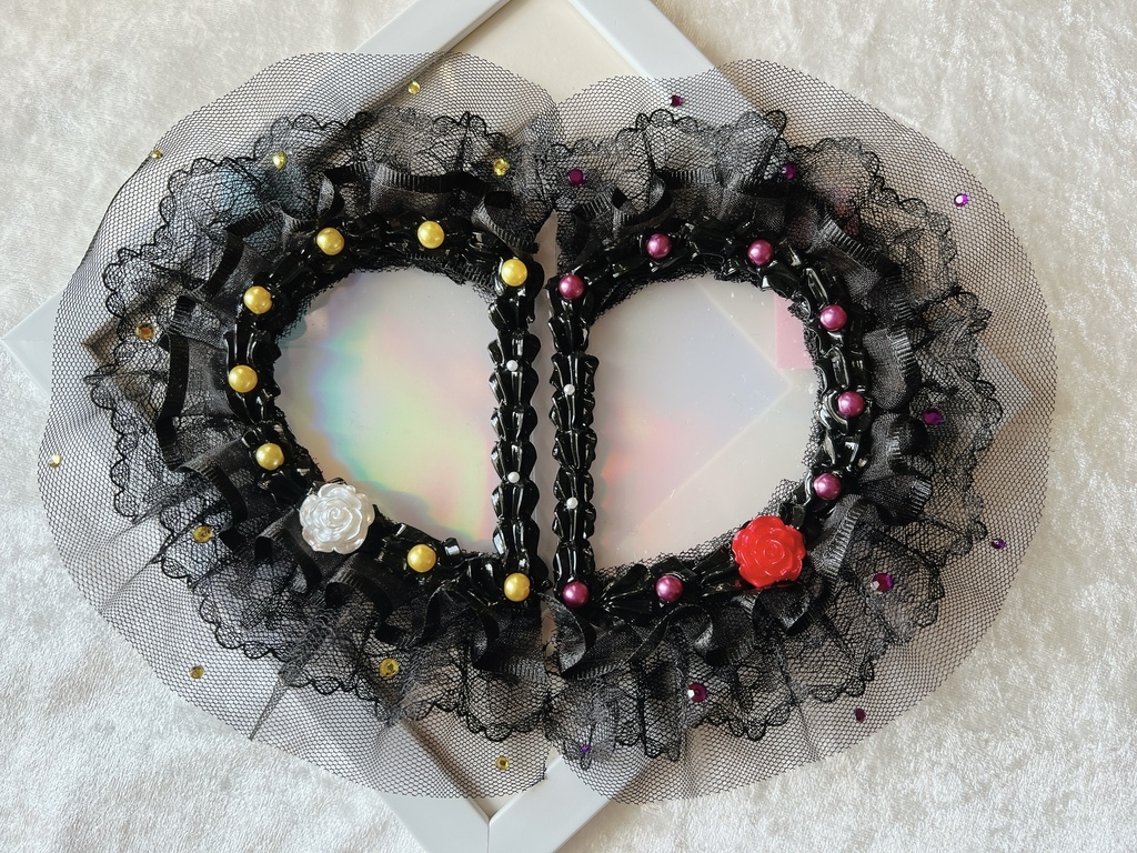 ハートフリルデコケース