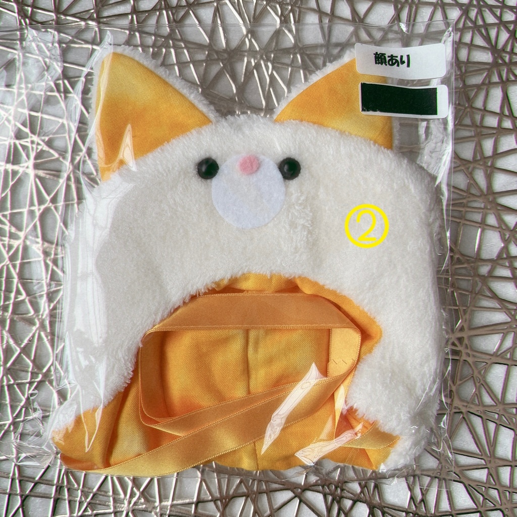 ぬい用フード(顔あり)