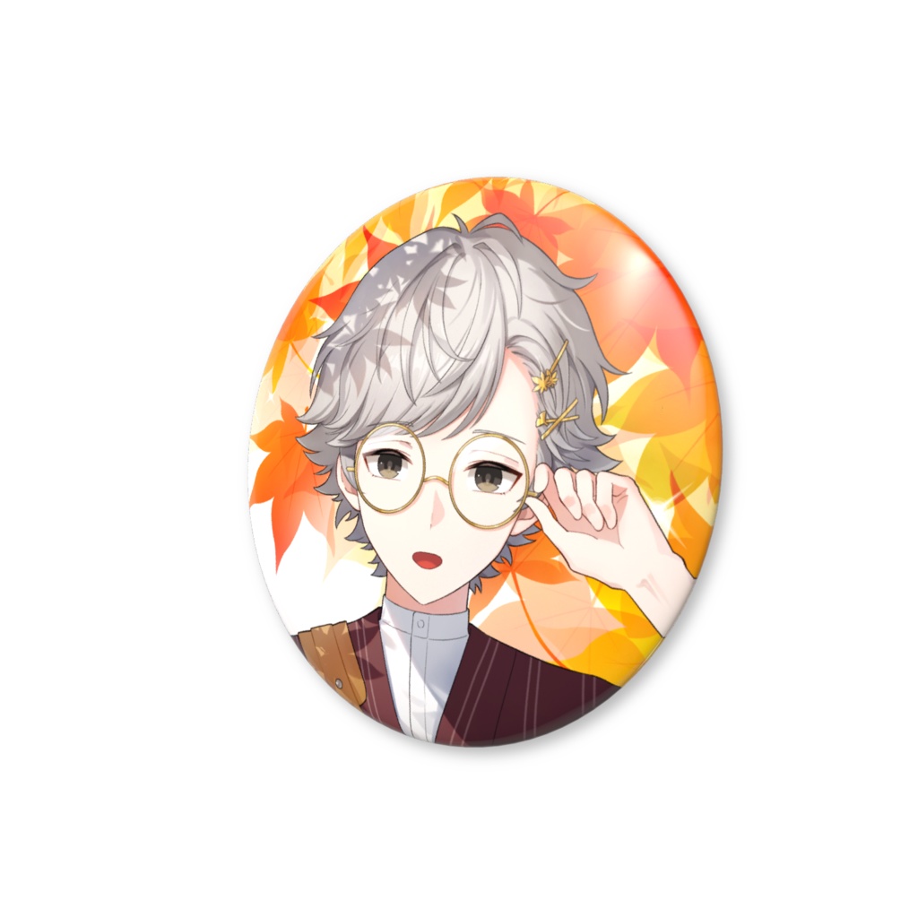 翁田アキ 缶バッチ 書生衣装