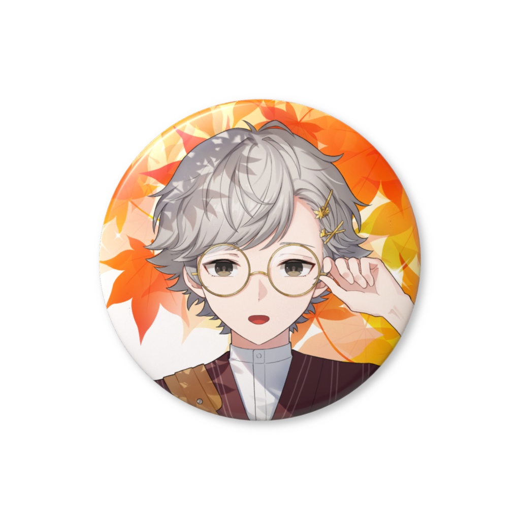 翁田アキ 缶バッチ 書生衣装