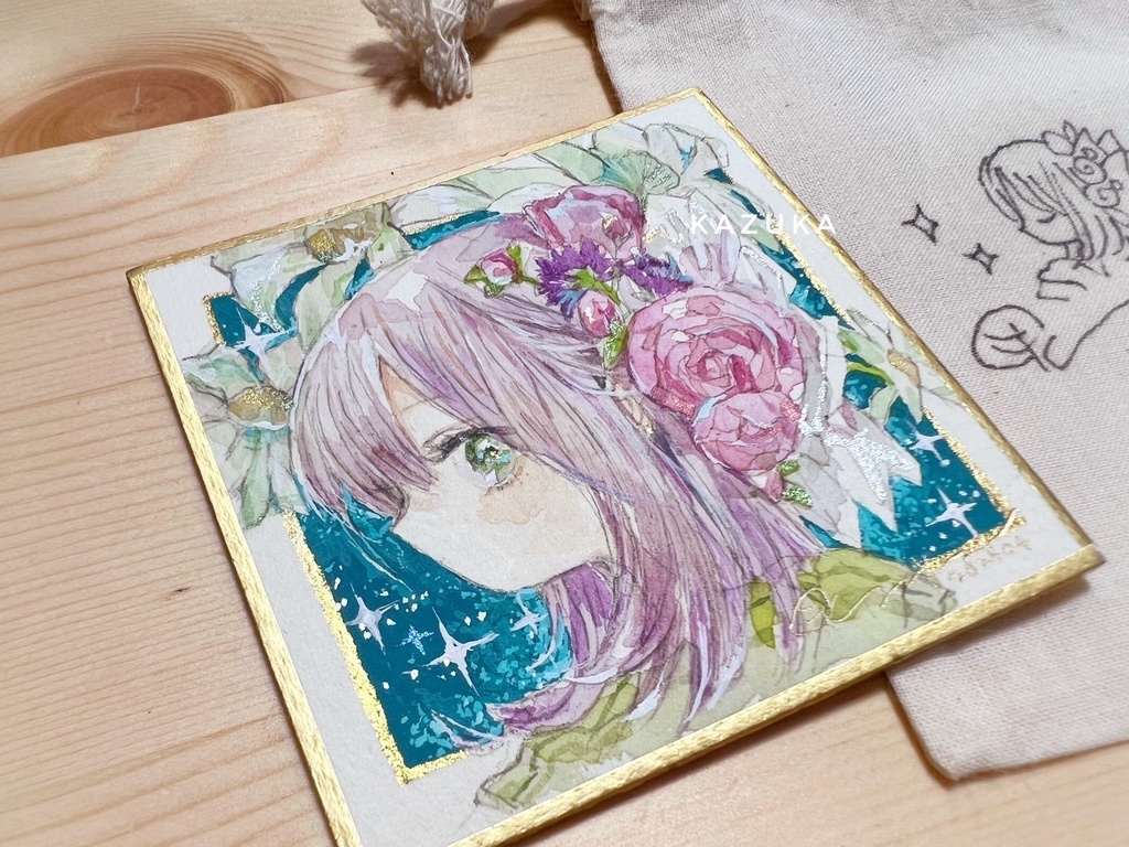 原画 〈Birthday Bouquet01〉