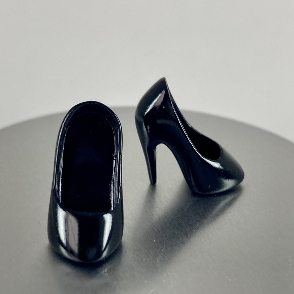 オビツ11用ハイヒール 黒緑