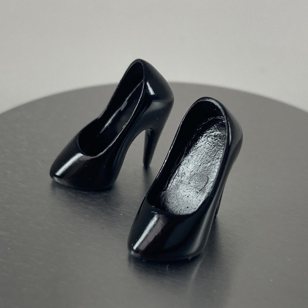 オビツ11用ハイヒール 黒緑