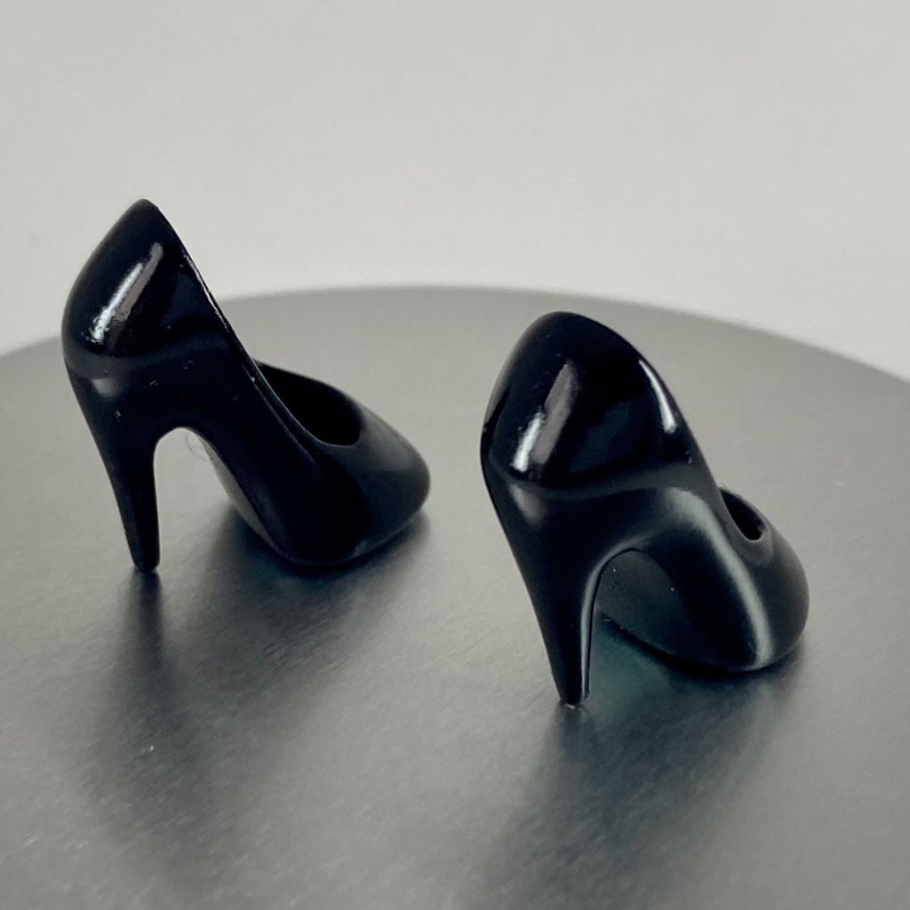 オビツ11用ハイヒール 黒緑