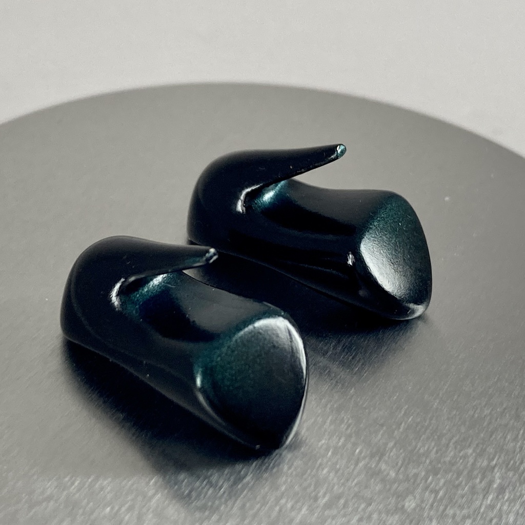 オビツ11用ハイヒール 黒緑