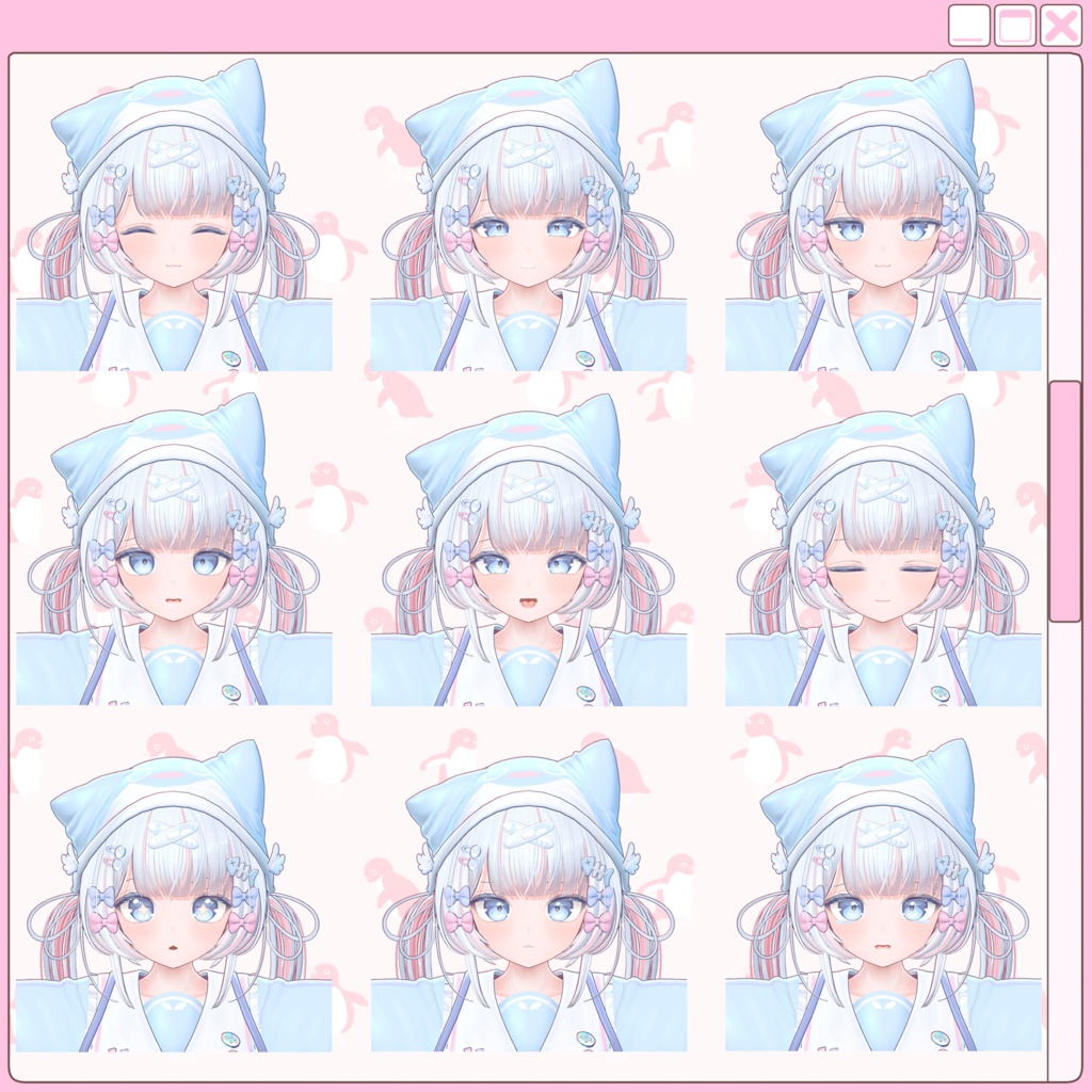 インターネットのぽまえ(+ぺんぺんパーカー付)【オリジナル3Dモデル】