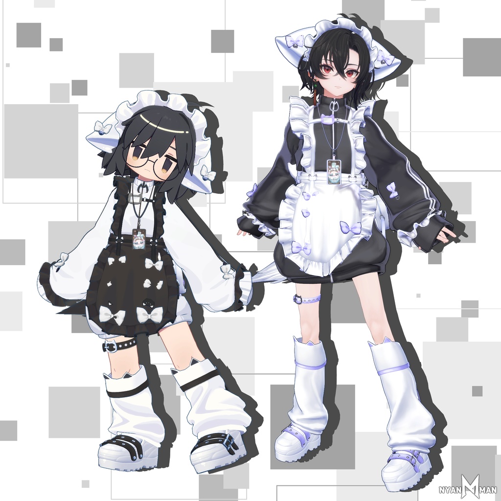 【9アバター】猫人間戦闘服(ジャージメイド)【MA対応】